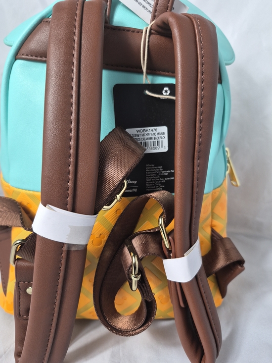 Loungefly Kids Ice Cream Sundae Mini Backpack Waffle Cone Pink, Aqua & Yellow main image 10